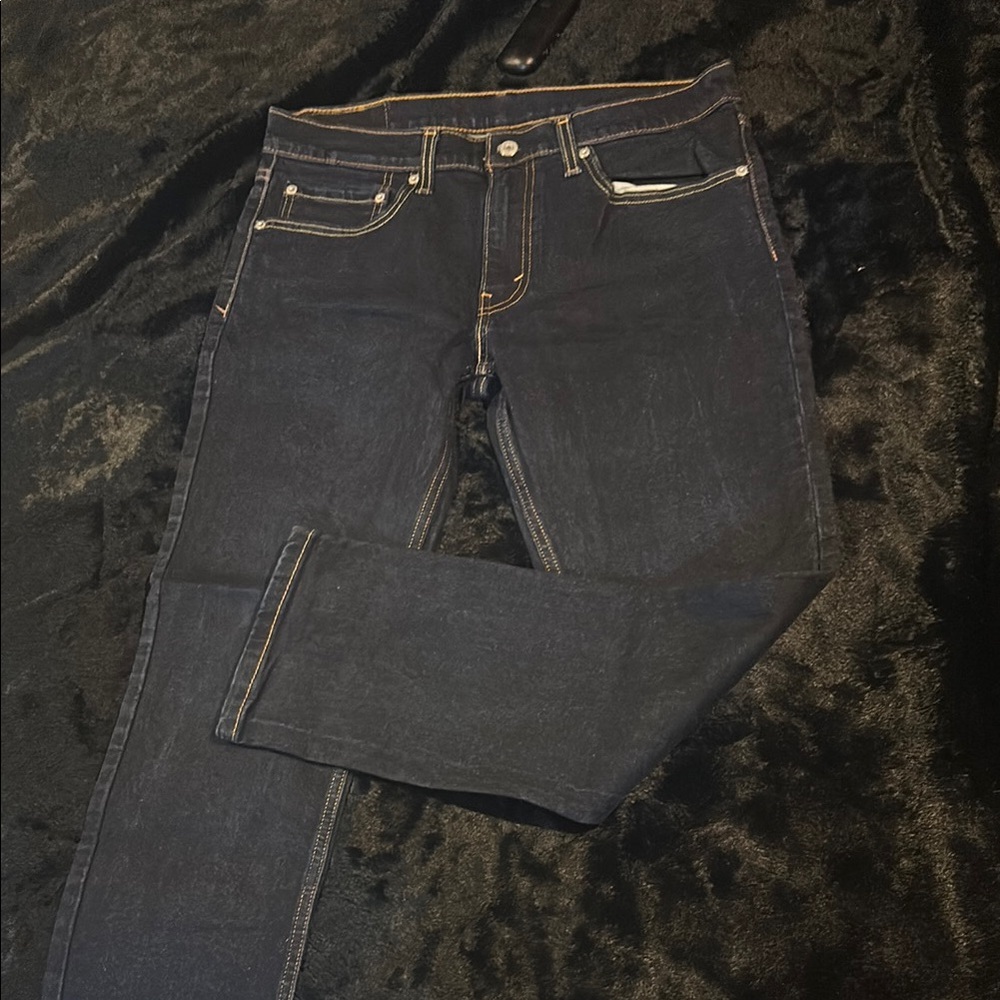 Levi's Men's Straight Jeans - Dark Blue